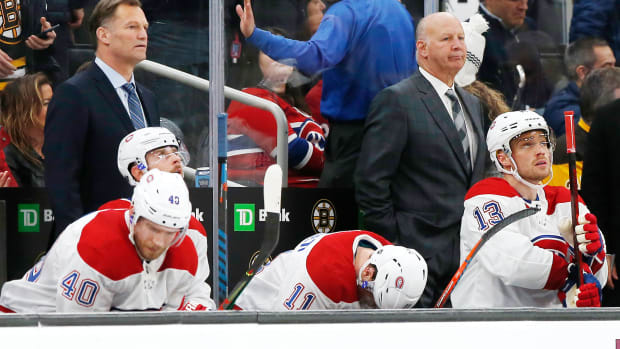 Montreal Canadiens head coach Claude Julian